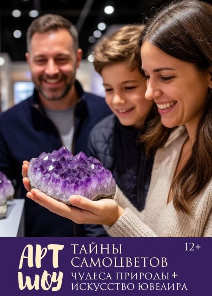 Арт-шоу «Тайны самоцветов: чудеса природы + искусство ювелира»