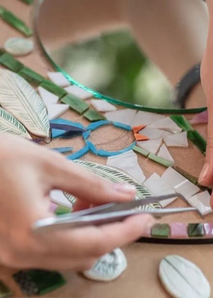 Мастер-класс "Картина из мозаики"