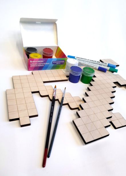 Мастер-класс. Раскраска инструментов Minecraft