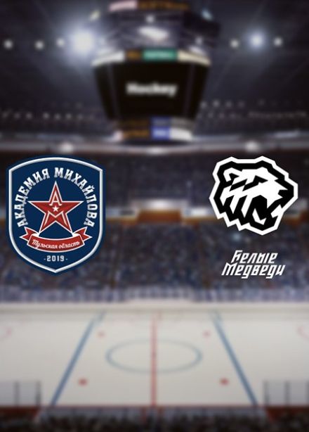 Хоккей. ХК «Академия Михайлова» — ХК «Белые Медведи»